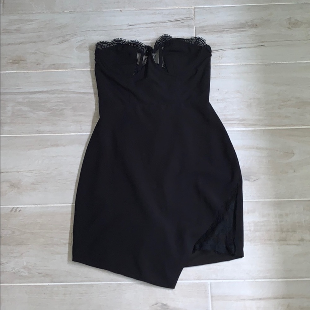 Black Lacey cocktail dress